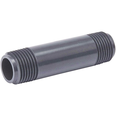 B & K 1-1/4 In. x 6 In. Schedule 80 PVC Nipple 506-060